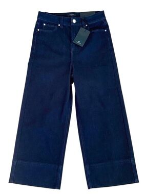 Rw&co. wide leg high rise dark wash jeans polished versatile style flattering 27